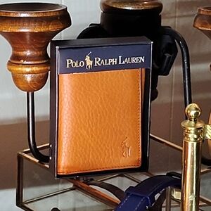 Polo by Ralph Lauren Brown Leather Card Holder